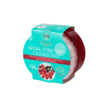 Saules Fabrika Kuorintasaippua Cranberry 150g