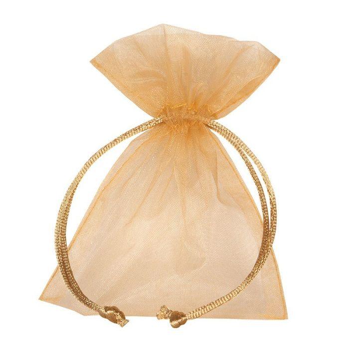 Organzapussi kulta sulkijanyöri 200x300mm, 5 kpl
