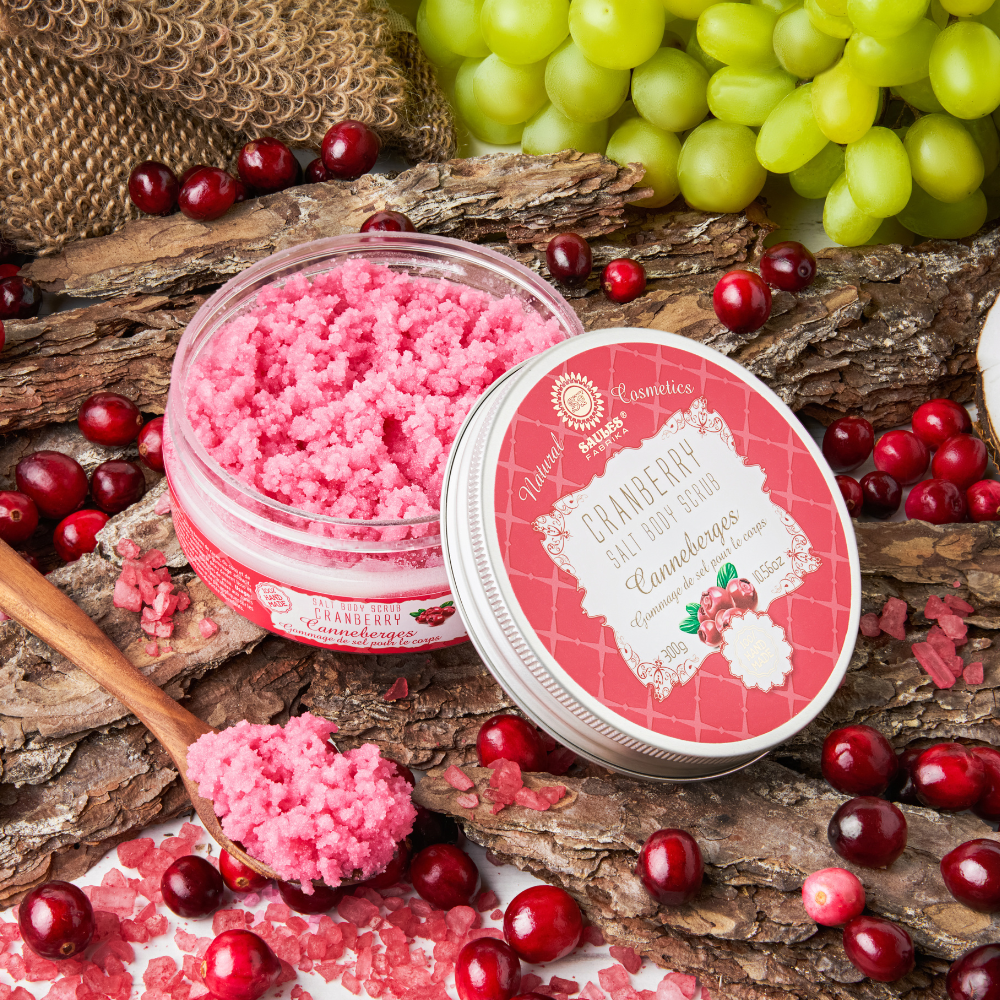 Saules Fabrika Salt Body Scrub Cranberry