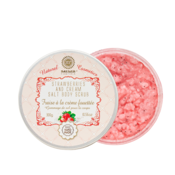 Saules Fabrika Salt Body Scrub 300g Strawberries and cream