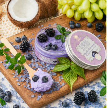 Saules Fabrika Body Scrub Blueberries Blackberries 300g